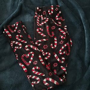 Candy Cane Fleece Pants